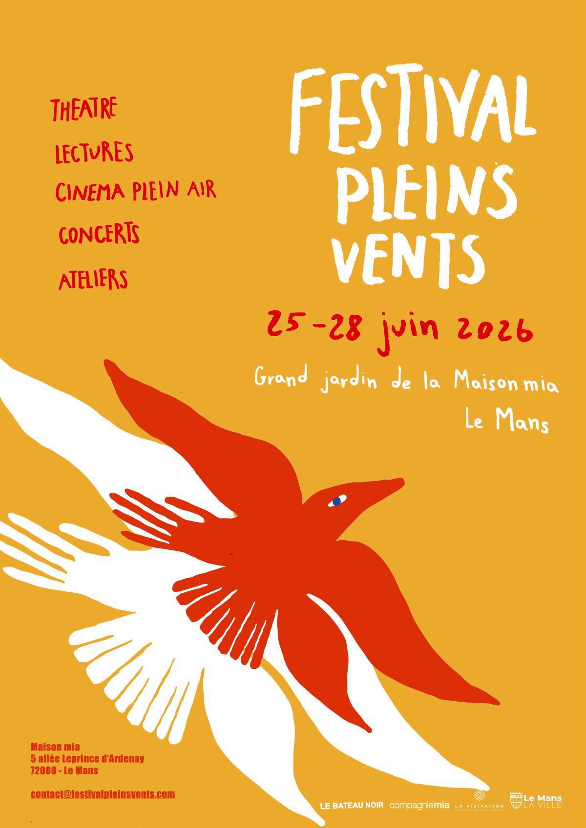 Festival Pleins Vents : Théâtre, concerts et guinguette en plein air Festival Pleins Vents : Théâtre, concerts et guinguette en plein air