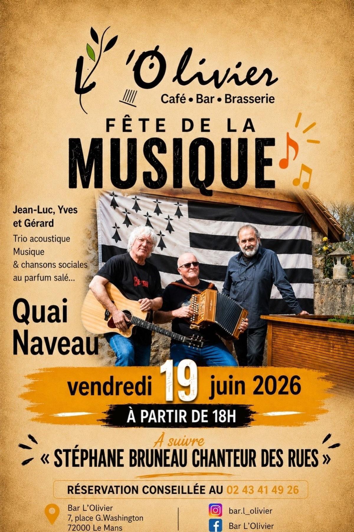 Apéro Liv' Fête de la Musique au Bar l'Olivier