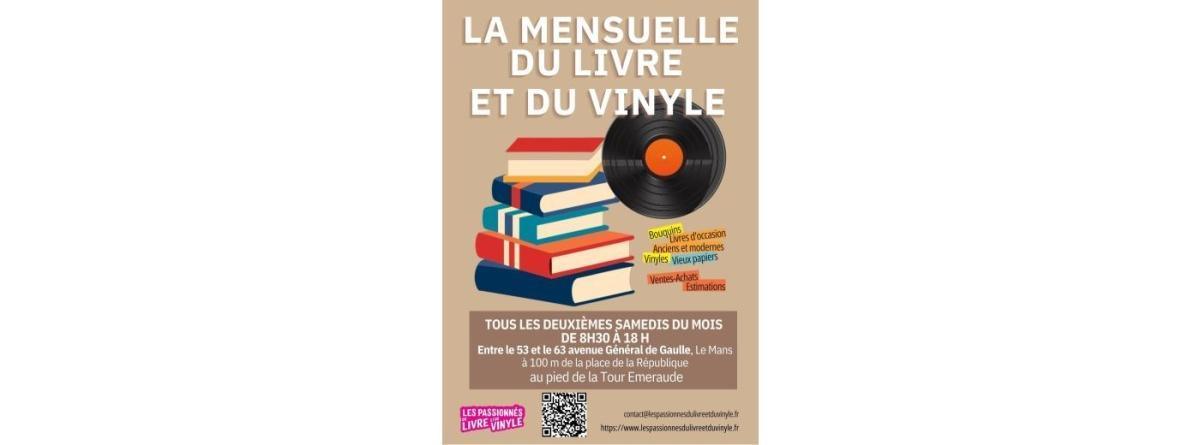 Mensuelle du livre et du vinyle à l’Esplanade du Bourg d’Anguy Mensuelle du livre et du vinyle à l’Esplanade du Bourg d’Anguy