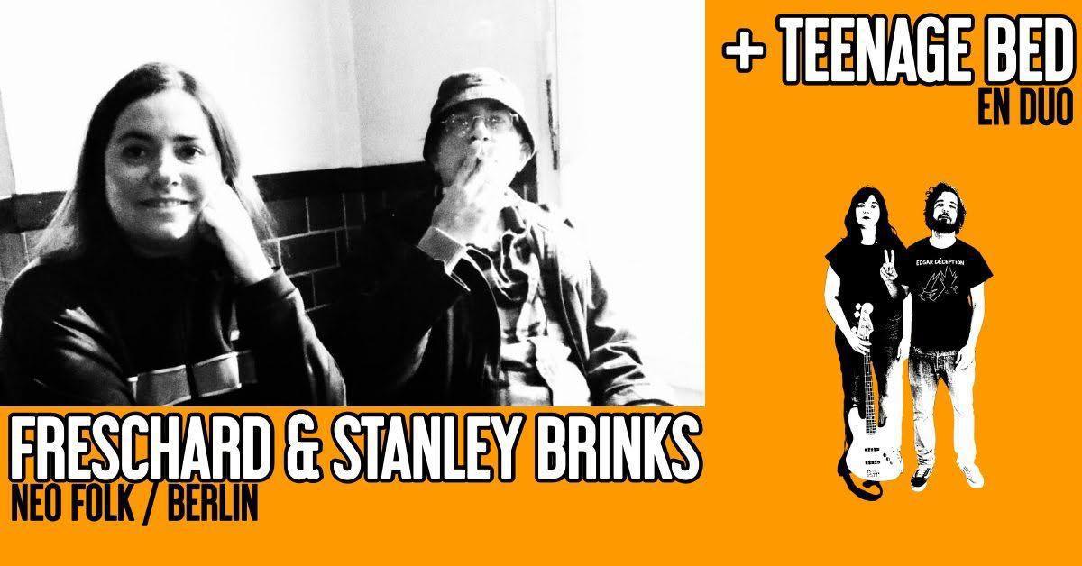 Concert Freschard & Stanley Brinks + Teenage Bed à la Brasserie Septante-Deux Concert Freschard & Stanley Brinks + Teenage Bed à la Brasserie Septante-Deux