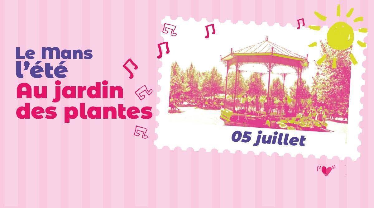Le Mans l'Été au Jardin des Plantes Union Musicale de Pontlieue