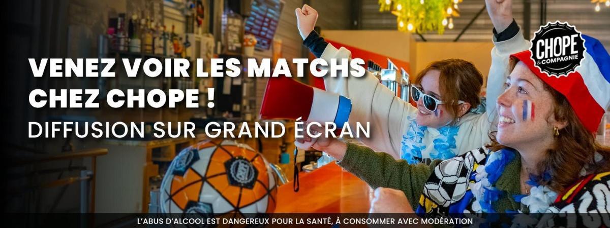 Match France-Norvège à la Chope et Compagnie