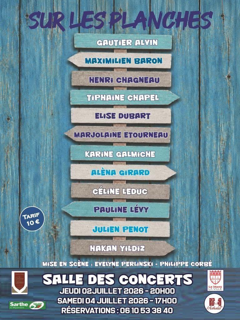 "Sur les planches" au Salle des Concerts "Sur les planches" au Salle des Concerts