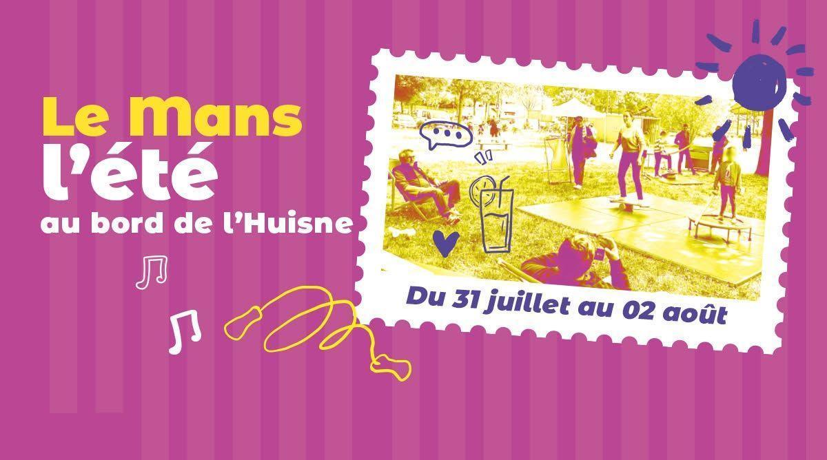 Le Mans l'été au Parc des Prairies de Funay