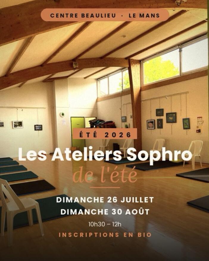 ⭐ Atelier Sophro de l'Été au Centre Beaulieu ⭐ Atelier Sophro de l'Été au Centre Beaulieu
