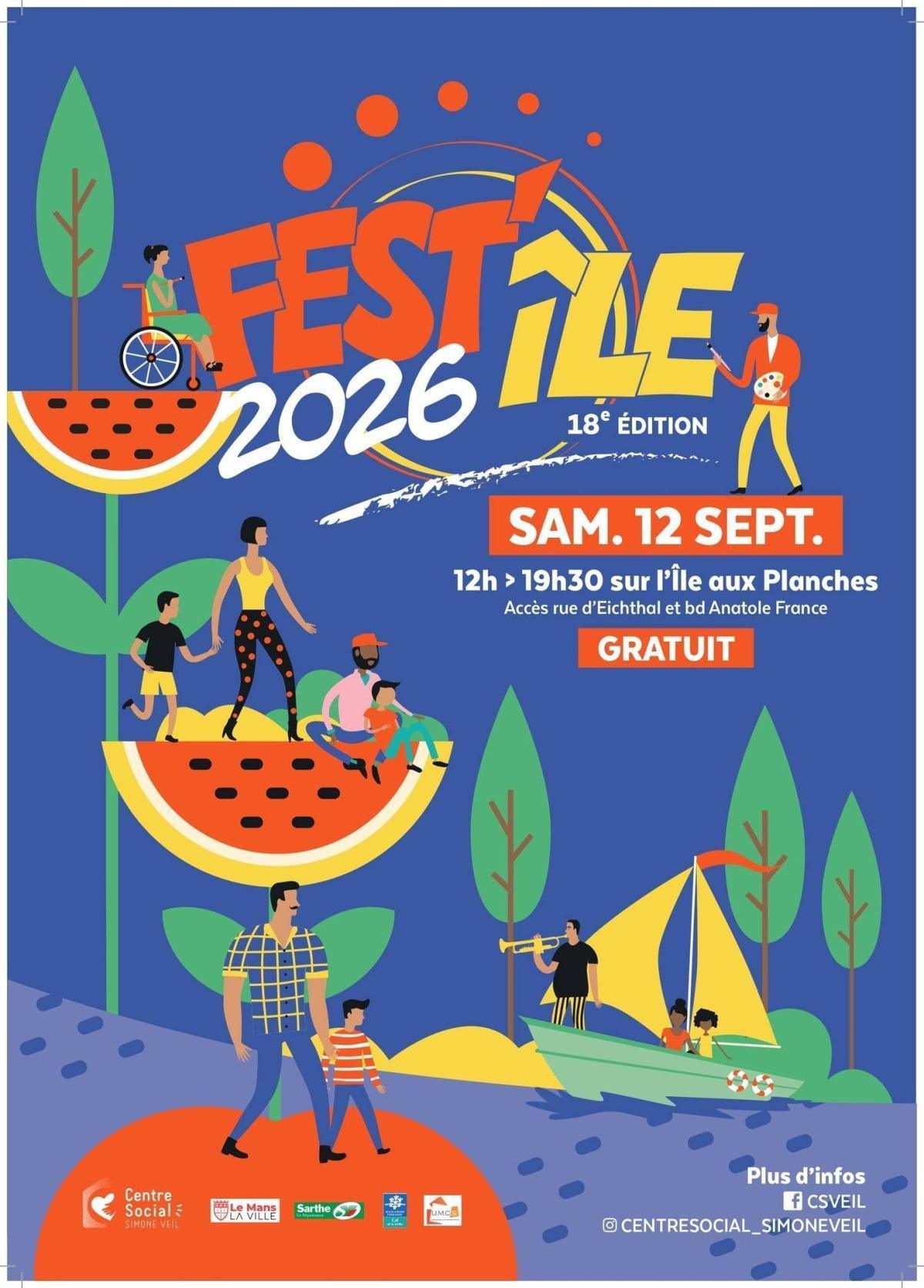 Fest'Île, fête des quartiers sud-ouest, à l'Île aux Planches Fest'Île, fête des quartiers sud-ouest, à l'Île aux Planches