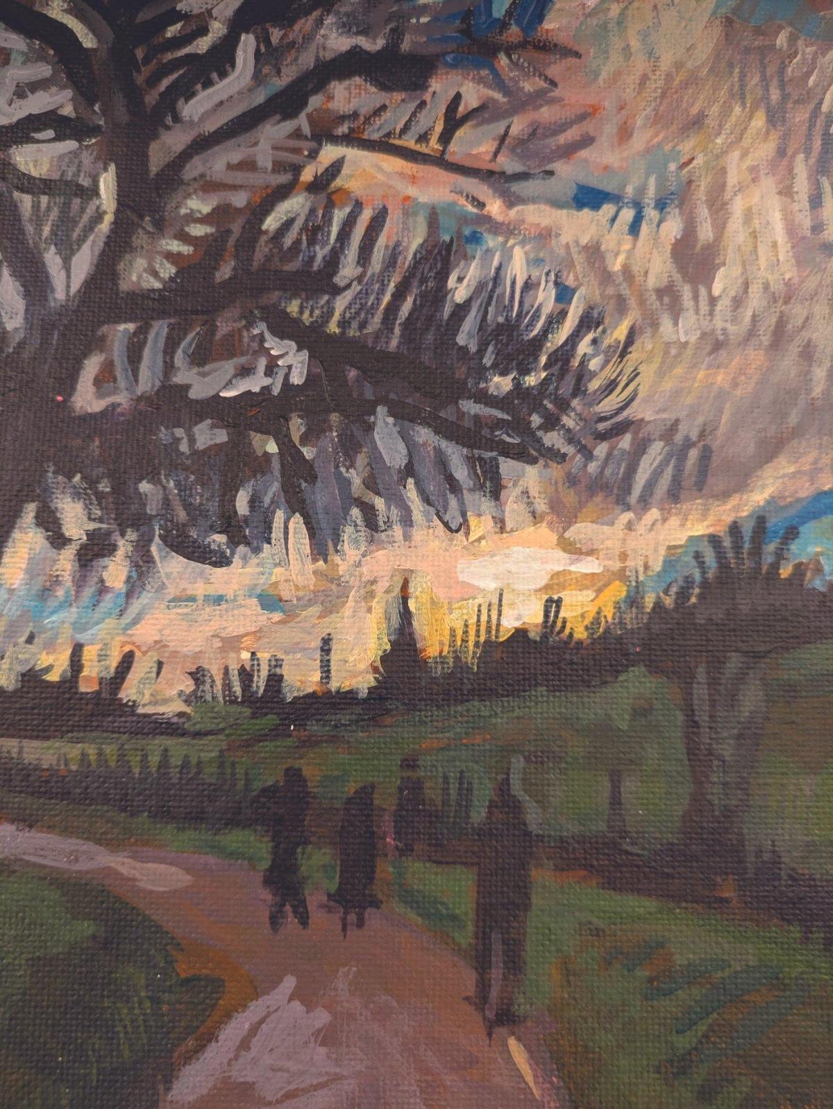 Du montage du châssis à la peinture de paysage avec Lucas Accary Du montage du châssis à la peinture de paysage avec Lucas Accary