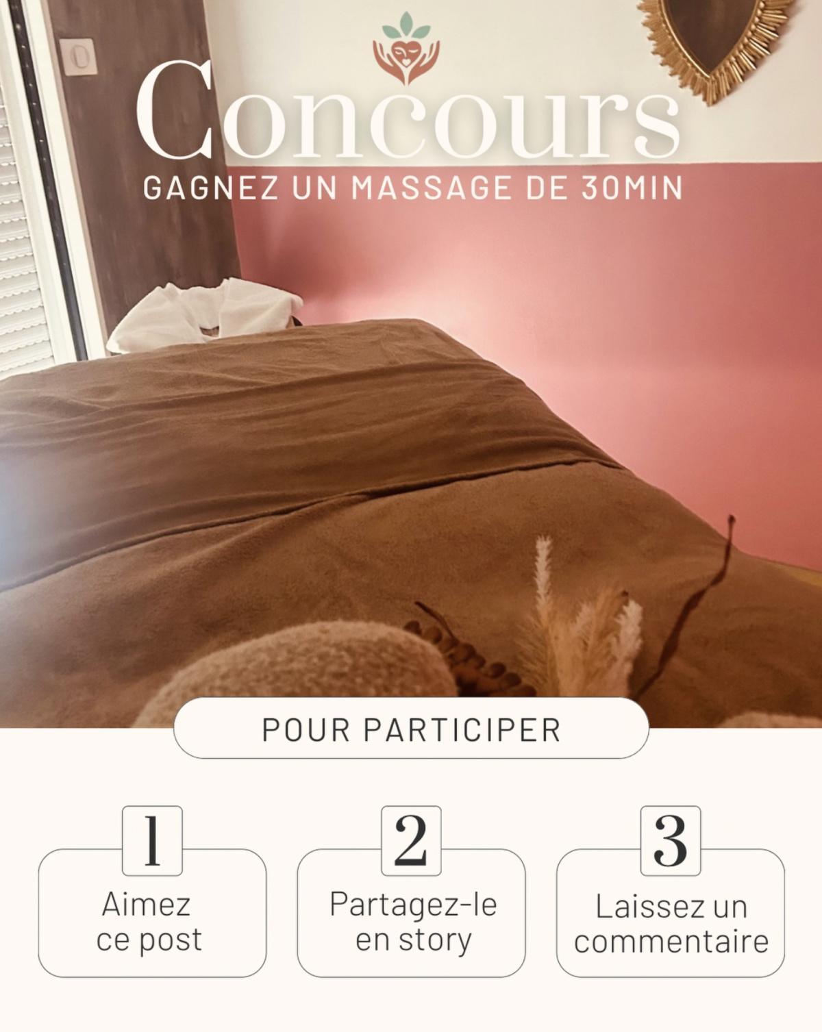 Concours Anahata : un massage de 30 minutes à gagner près du Mans Concours Anahata : un massage de 30 minutes à gagner près du Mans