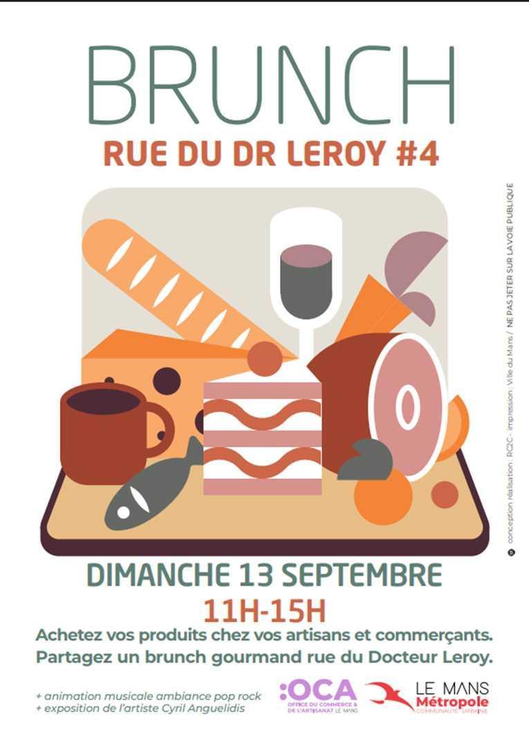Brunch de la rue du Docteur-Leroy au Mans Brunch de la rue du Docteur-Leroy au Mans
