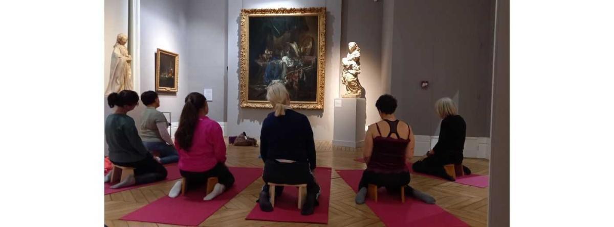Séance de yoga au musée de Tessé Séance de yoga au musée de Tessé
