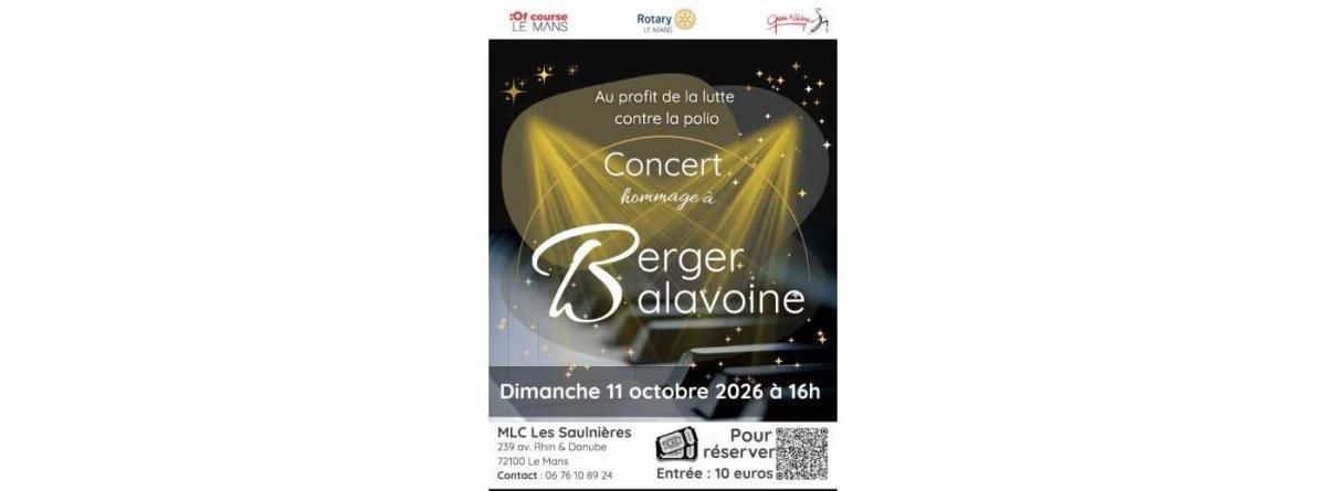 Chantons Balavoine et Berger, concert caritatif Chantons Balavoine et Berger, concert caritatif