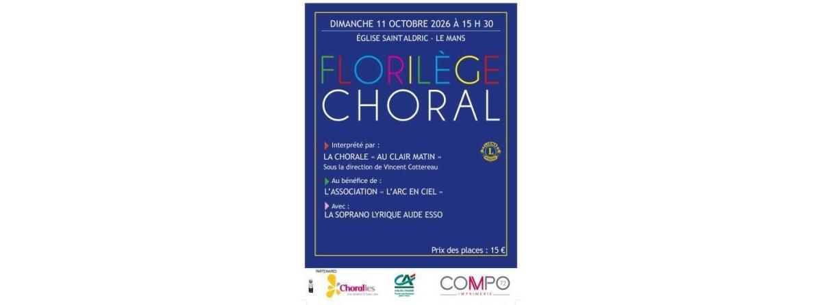 Florilège chorale à l'église Saint-Aldric Florilège chorale à l'église Saint-Aldric