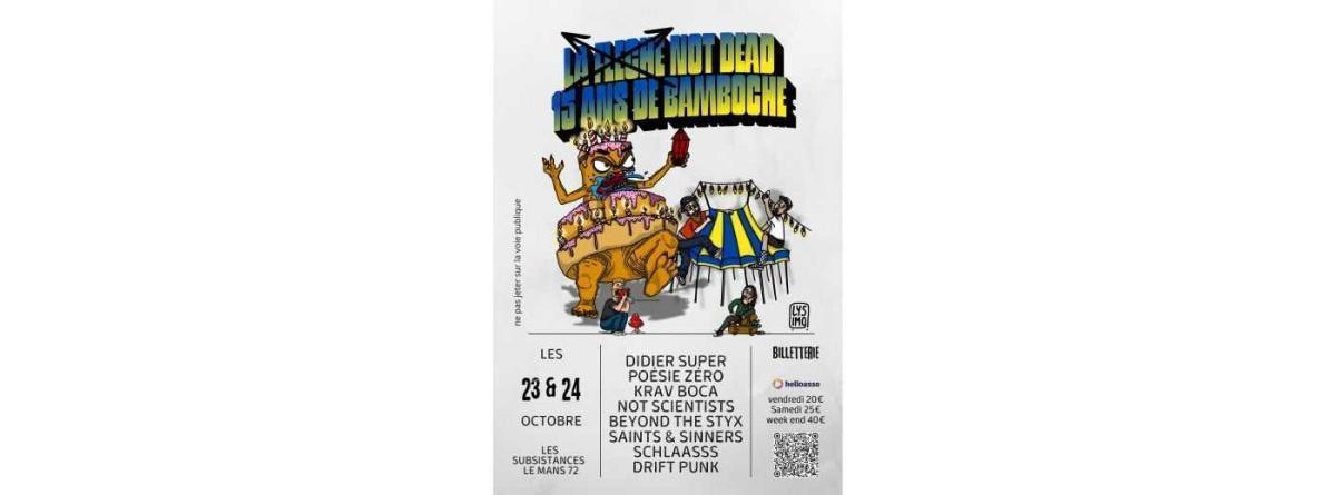 15 ans de bamboche, Bidul en fête aux Subsistances 15 ans de bamboche, Bidul en fête aux Subsistances