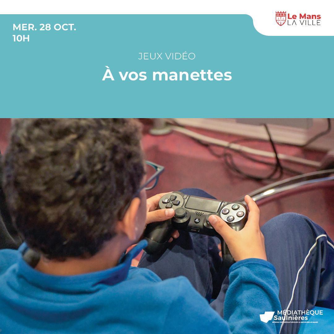 À vos manettes, rétrogaming à la médiathèque des Saulnières À vos manettes, rétrogaming à la médiathèque des Saulnières