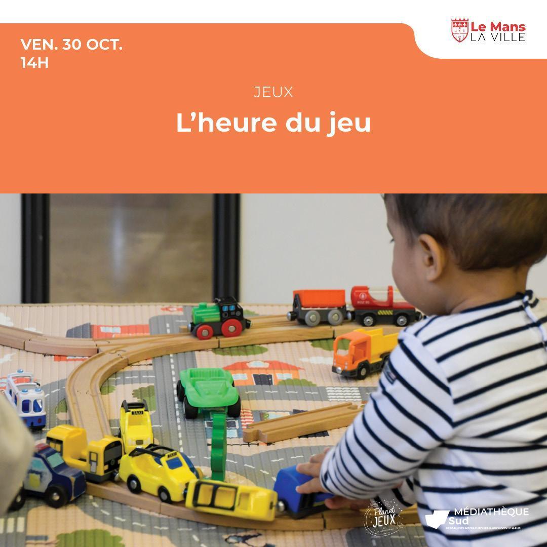 L'heure du jeu à la médiathèque Sud L'heure du jeu à la médiathèque Sud