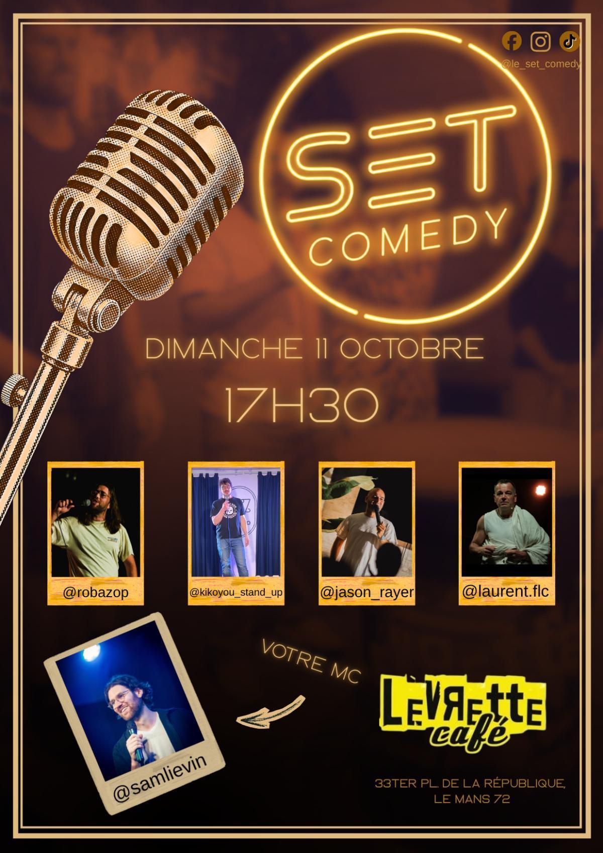 ⭐ Le Set Comedy au Levrette Café