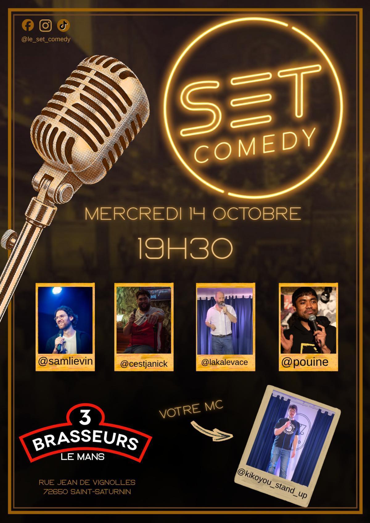 ⭐ Le Set Comedy aux 3 Brasseurs