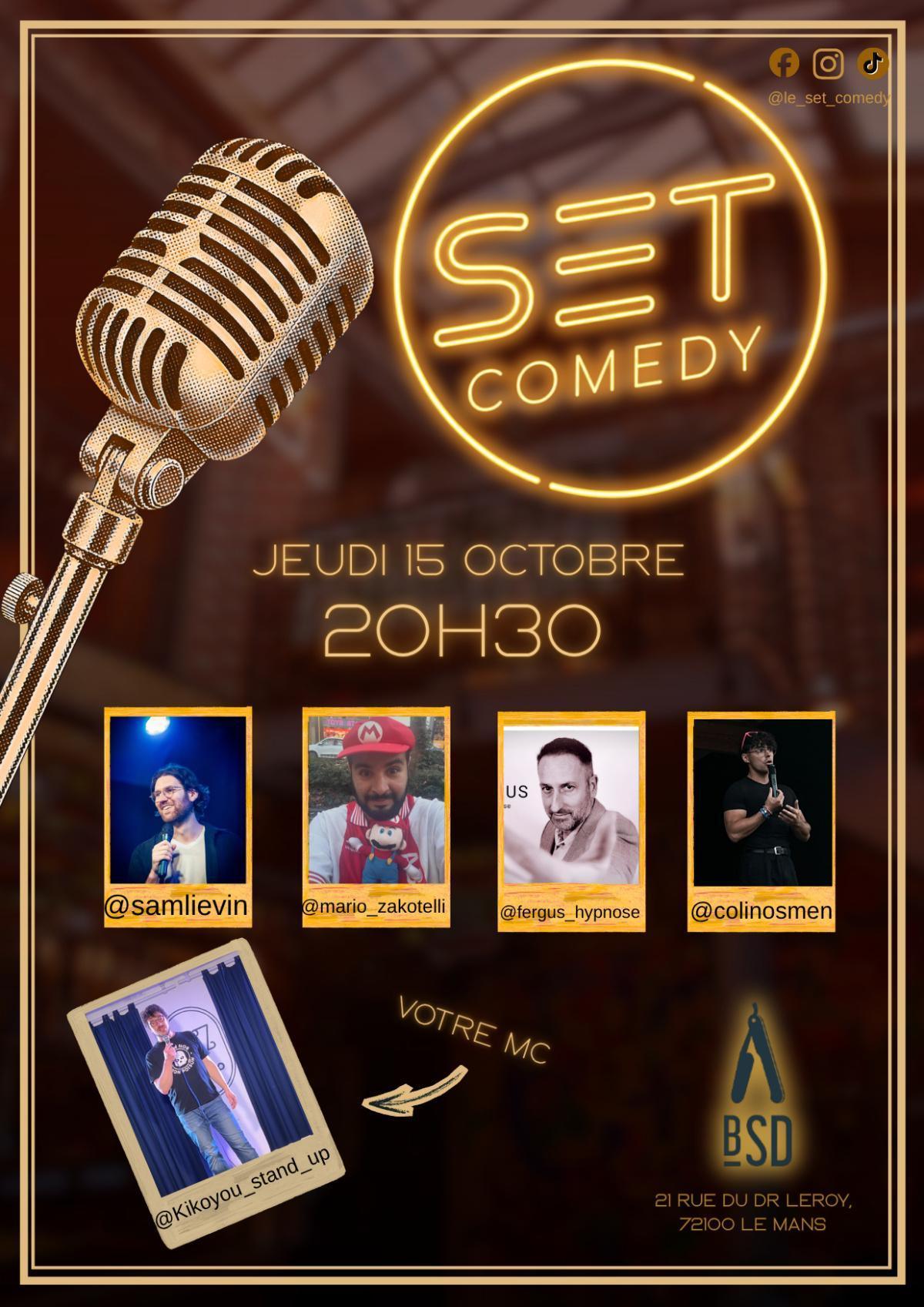 ⭐ Le Set Comedy à la Brasserie Septante-Deux ⭐ Le Set Comedy à la Brasserie Septante-Deux