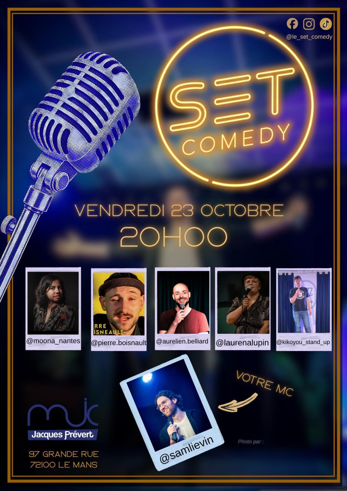 ⭐ Le Set Comedy à la MJC Jacques Prévert