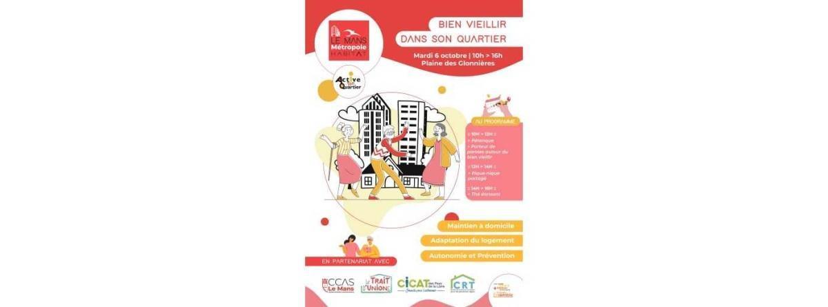 Bien vieillir dans son quartier à la plaine des Glonnières Bien vieillir dans son quartier à la plaine des Glonnières
