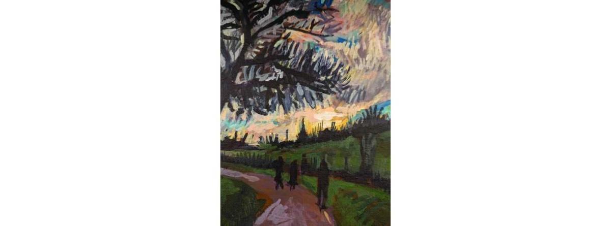 Peinture de paysage avec Lucas Accary à la Maison des Arts d'Allonnes Peinture de paysage avec Lucas Accary à la Maison des Arts d'Allonnes