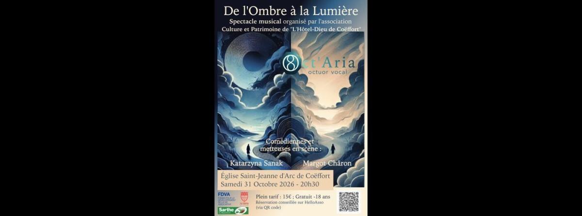 De l'ombre à la lumière à l'église Sainte-Jeanne-d'Arc de Coëffort De l'ombre à la lumière à l'église Sainte-Jeanne-d'Arc de Coëffort