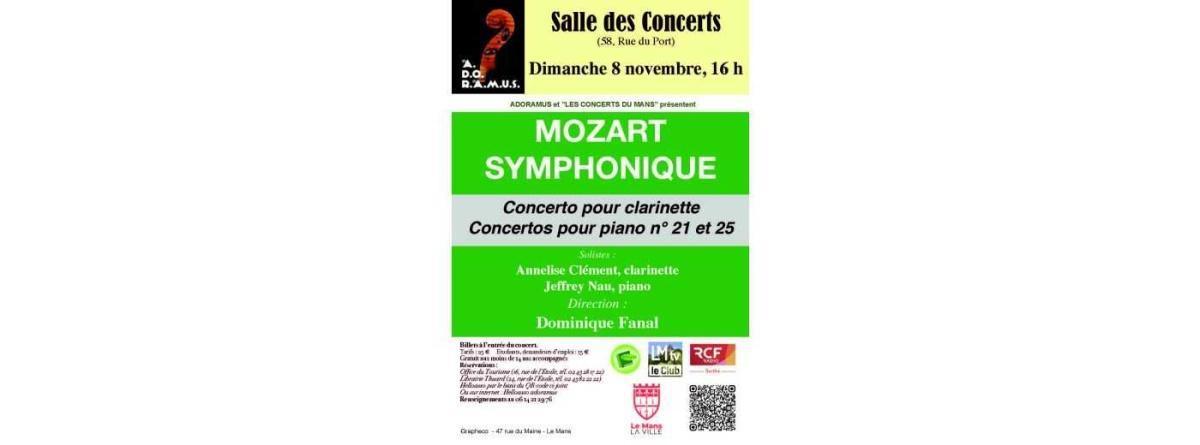 Mozart symphonique à la Salle des Concerts Mozart symphonique à la Salle des Concerts