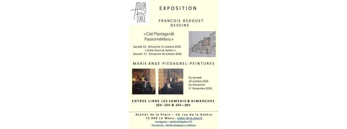 Peintures de Marie-Ange Piedagnel à l'Atelier de la Place Peintures de Marie-Ange Piedagnel à l'Atelier de la Place