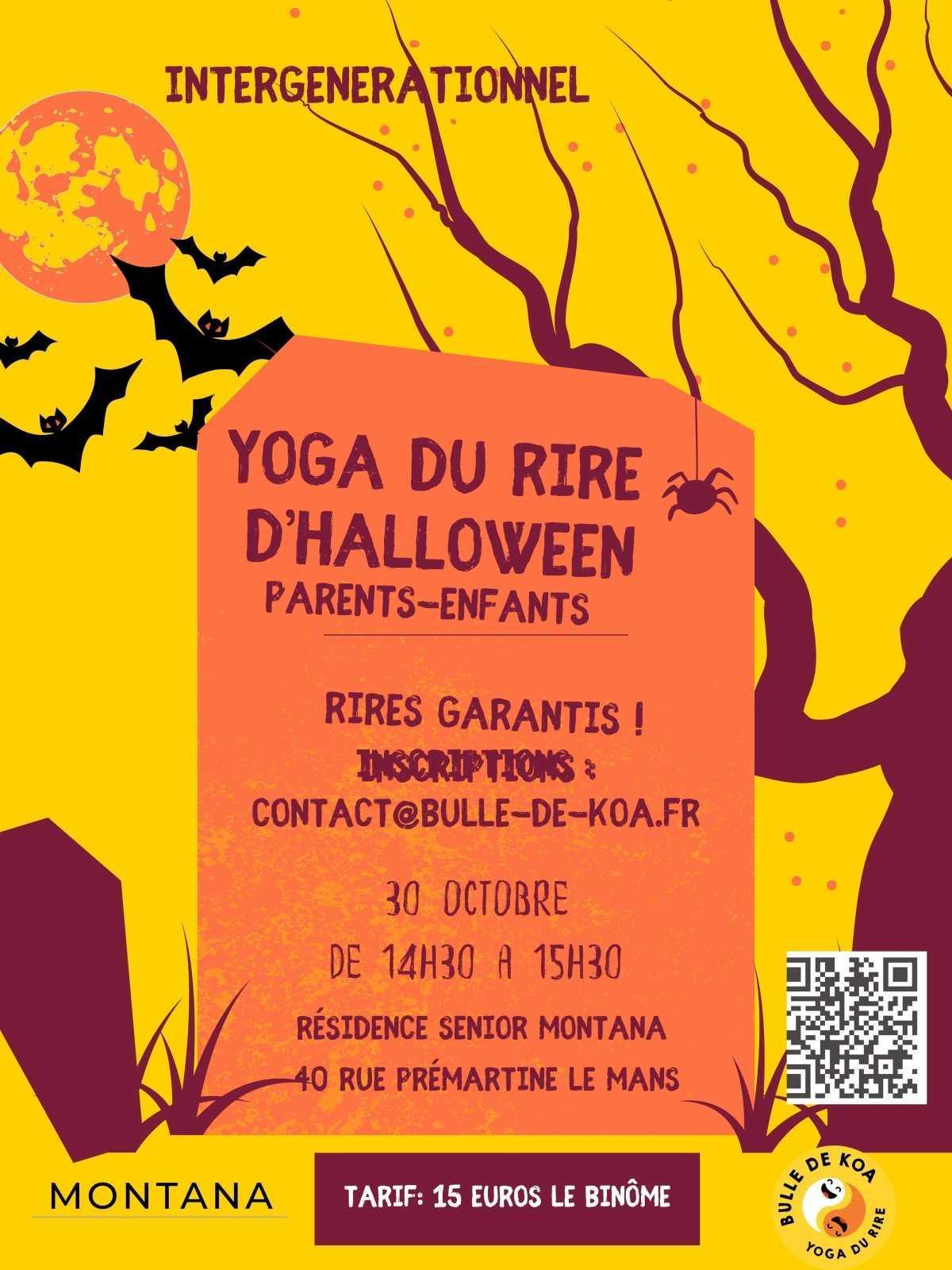 ⭐ Yoga du rire Halloween à la résidence Montana