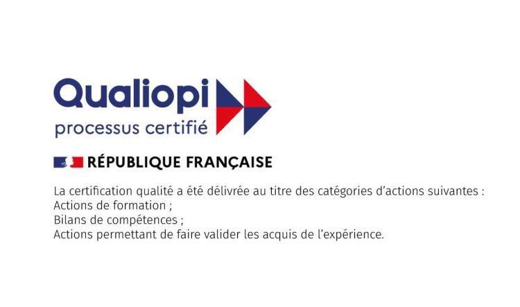 Certificat QUALIOPI