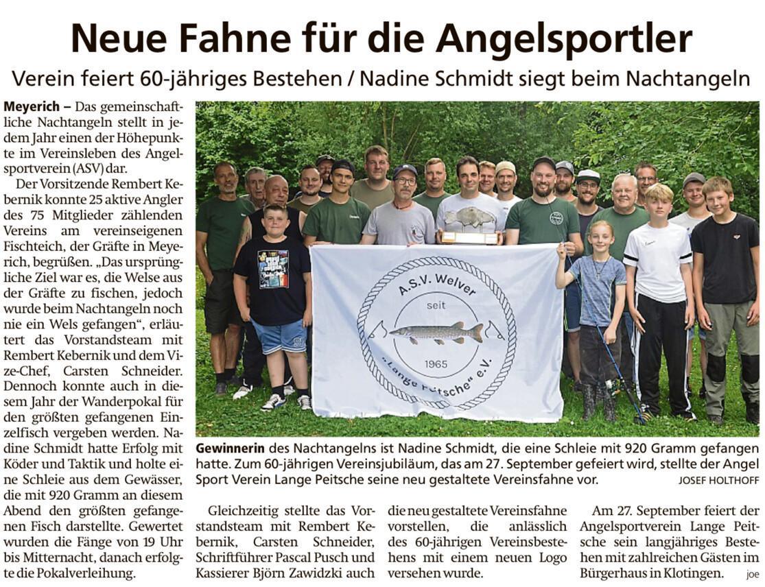 60 Jahre Angelsportverein