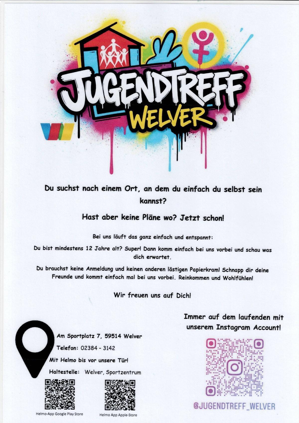 Infos vom Jugendtreff 