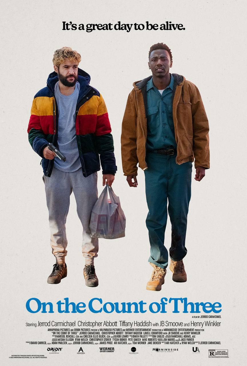 صداقة على حافة الهاوية: دراما الموت والحياة في "On the Count of Three" صداقة على حافة الهاوية: دراما الموت والحياة في "On the Count of Three"