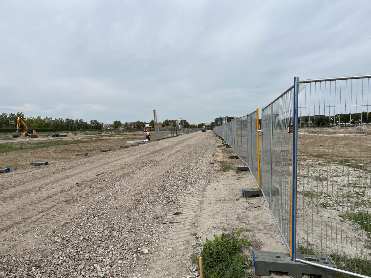 Asfalteren nieuwe bouwweg Asfalteren nieuwe bouwweg