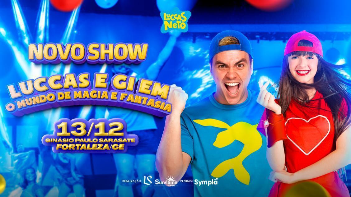 Luccas e Gi levam magia e aventura ao Ginásio Paulo Sarasate com novo espetáculo infantil Luccas e Gi levam magia e aventura ao Ginásio Paulo Sarasate com novo espetáculo infantil