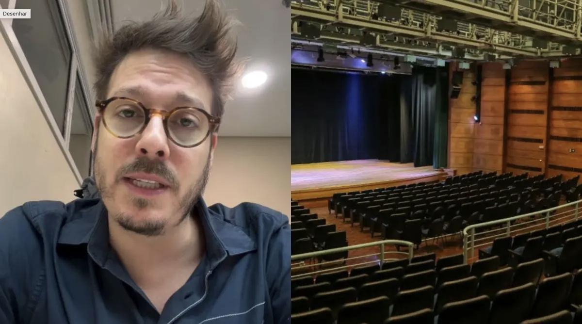 Técnica fica ferida após queda durante montagem de show de Fábio Porchat em teatro de São Paulo