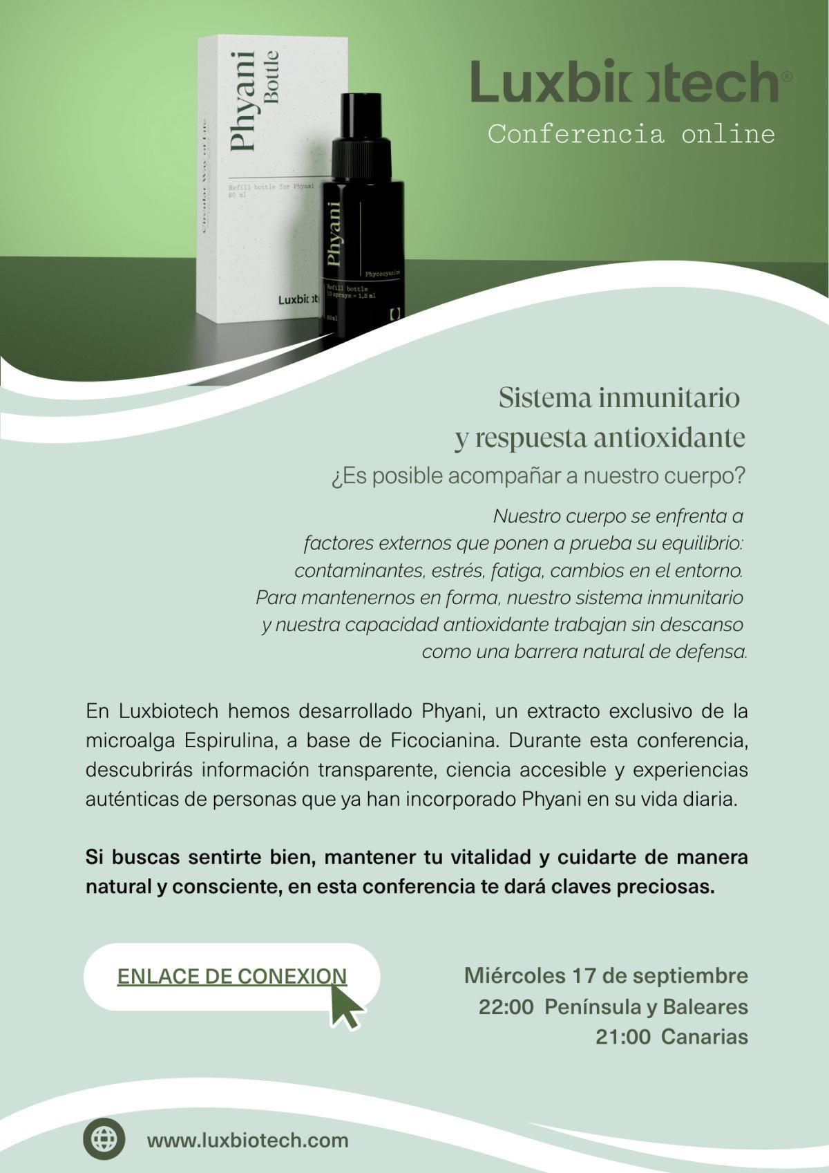 🇪🇸 Conferencia Phyani 