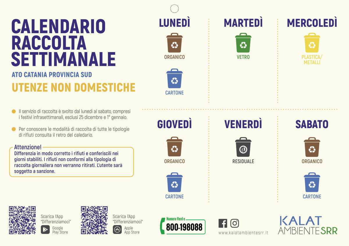 Calendario Utenze non Domestiche