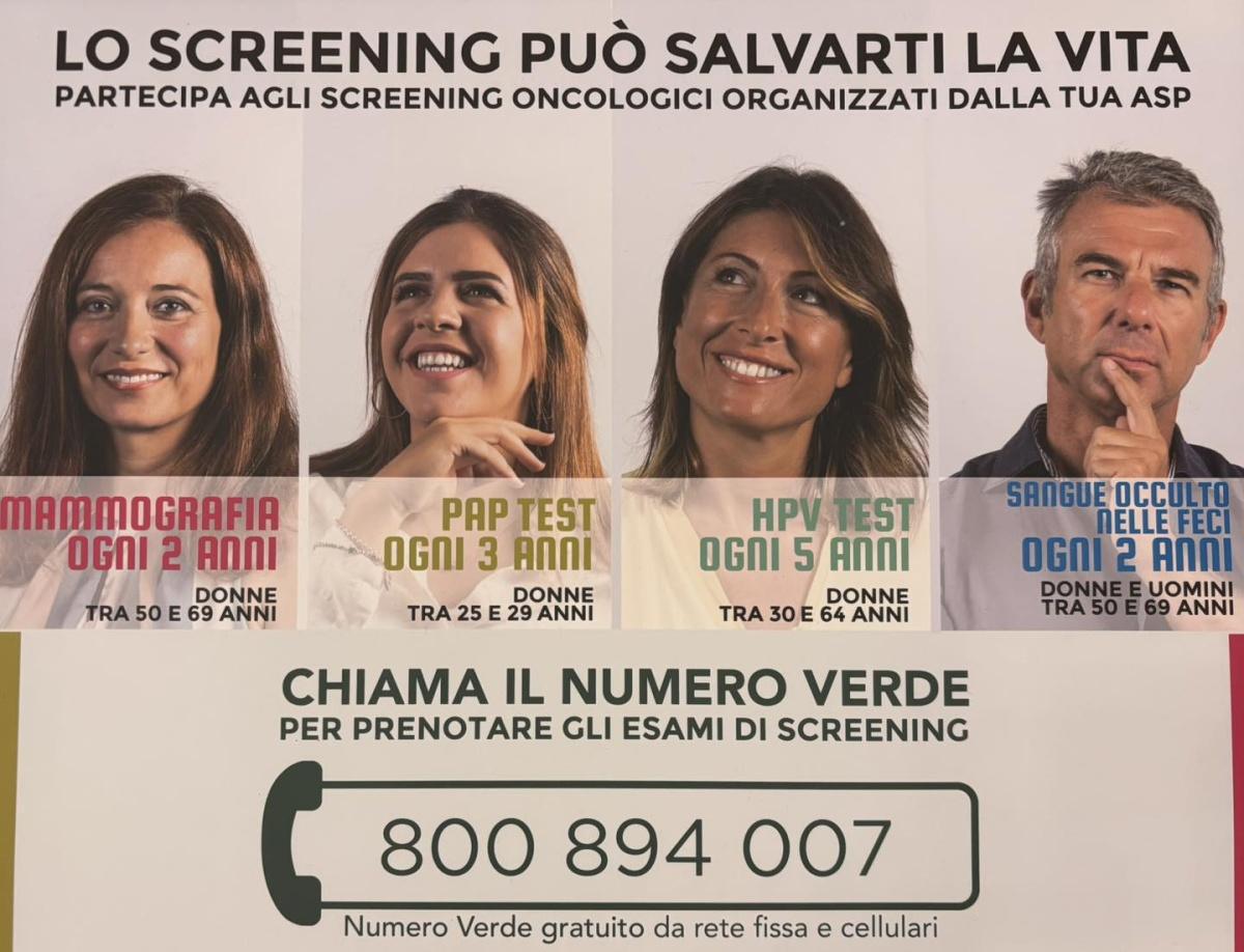 Screening oncologico su mezzo mobile (dalle ore 8.00 alle 18.30)