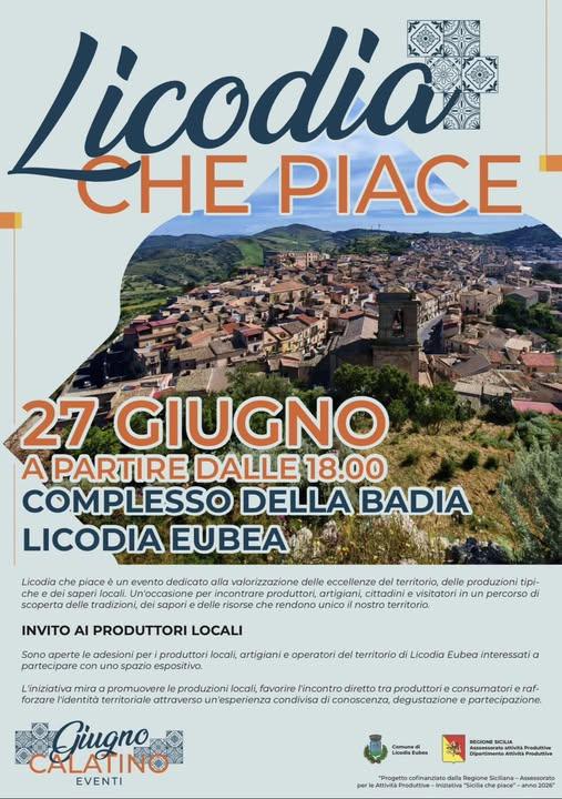 Licodia che Piace (dalle ore 18.00) Licodia che Piace (dalle ore 18.00)