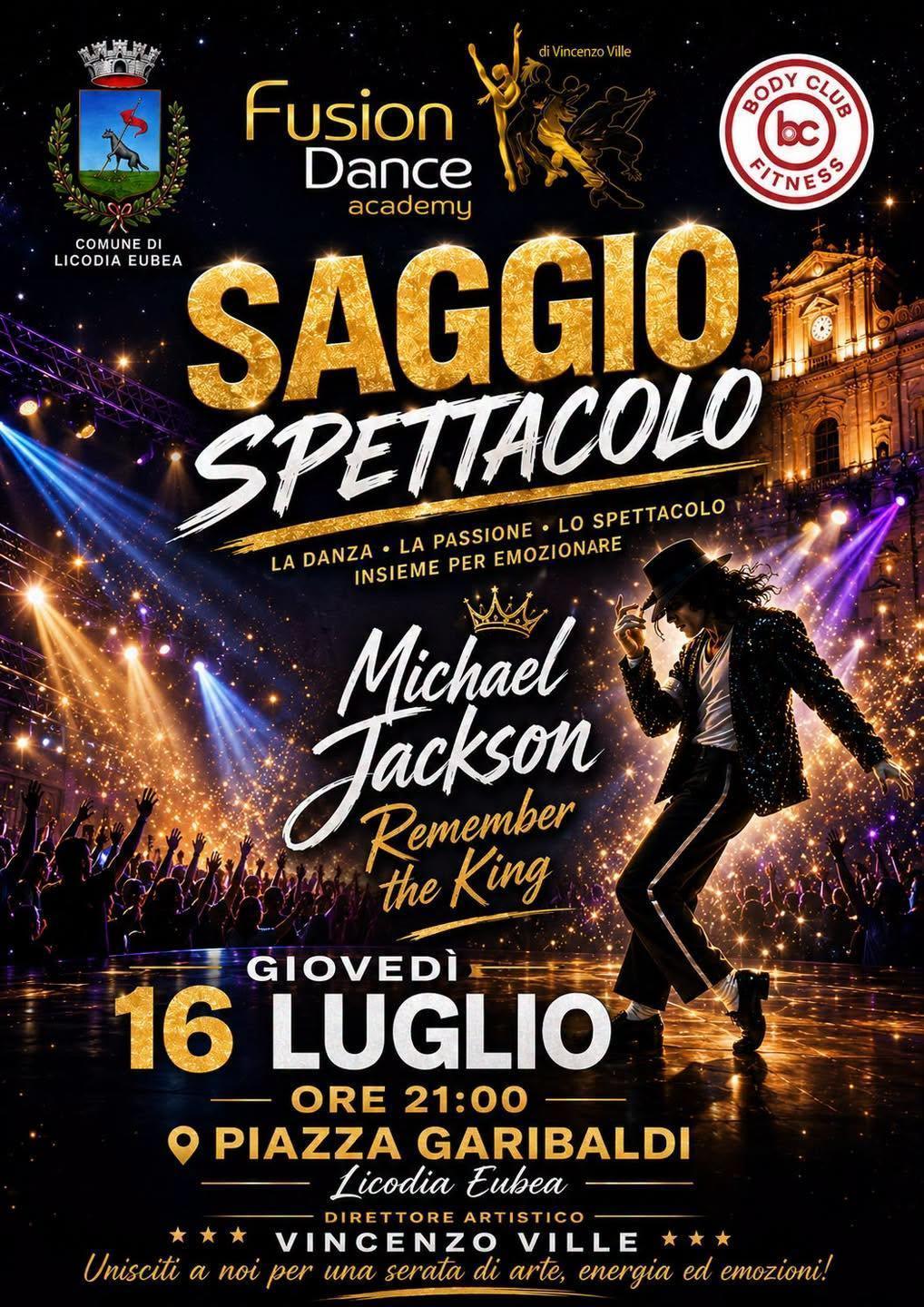 "Michael Jackson Remember the King" (inizio ore 21.00)