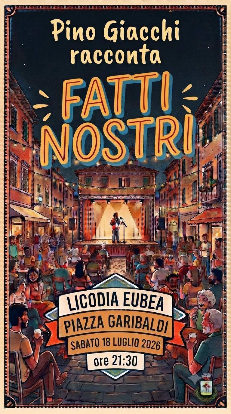Pino Giacchi racconta "Fatti Nostri" (inizio ore 21.30)