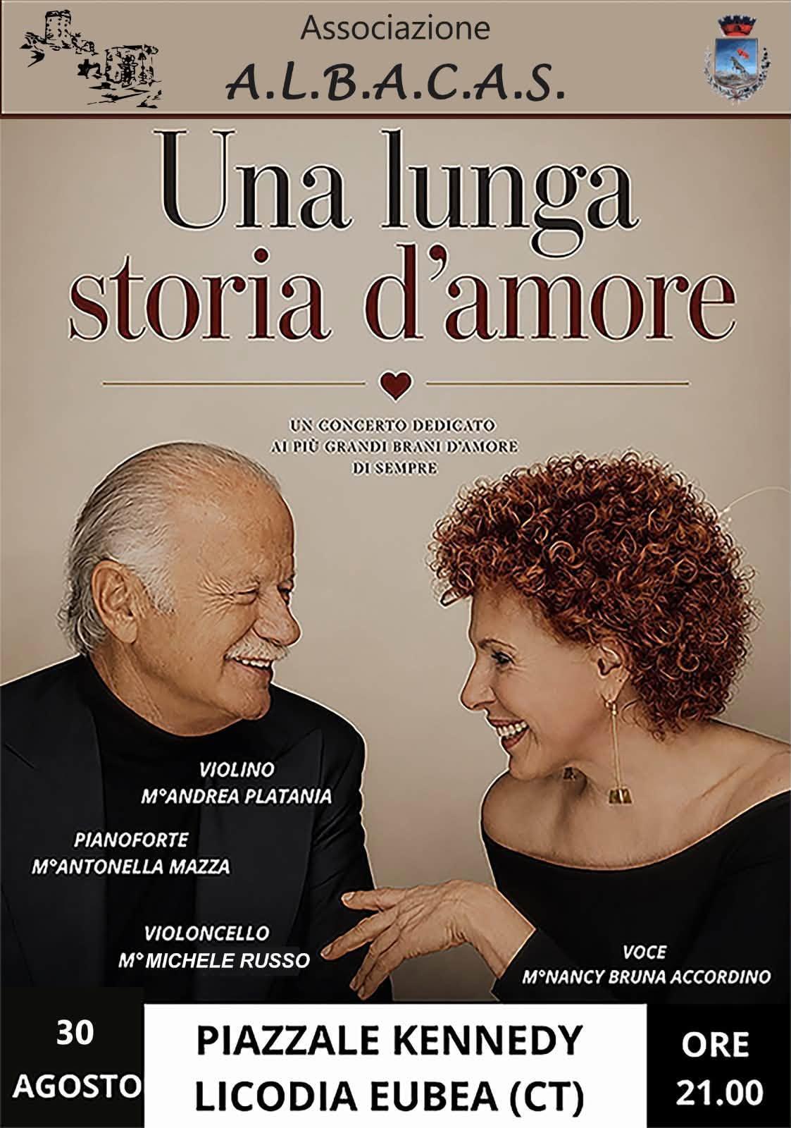 "Una Lunga Storia d'Amore" Omaggio a Ornella Vanoni e Gino Paoli (inizio ore 21:00)