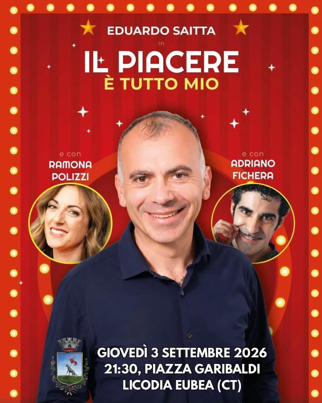 “Il Piacere è tutto mio” (inizio ore 21:30)