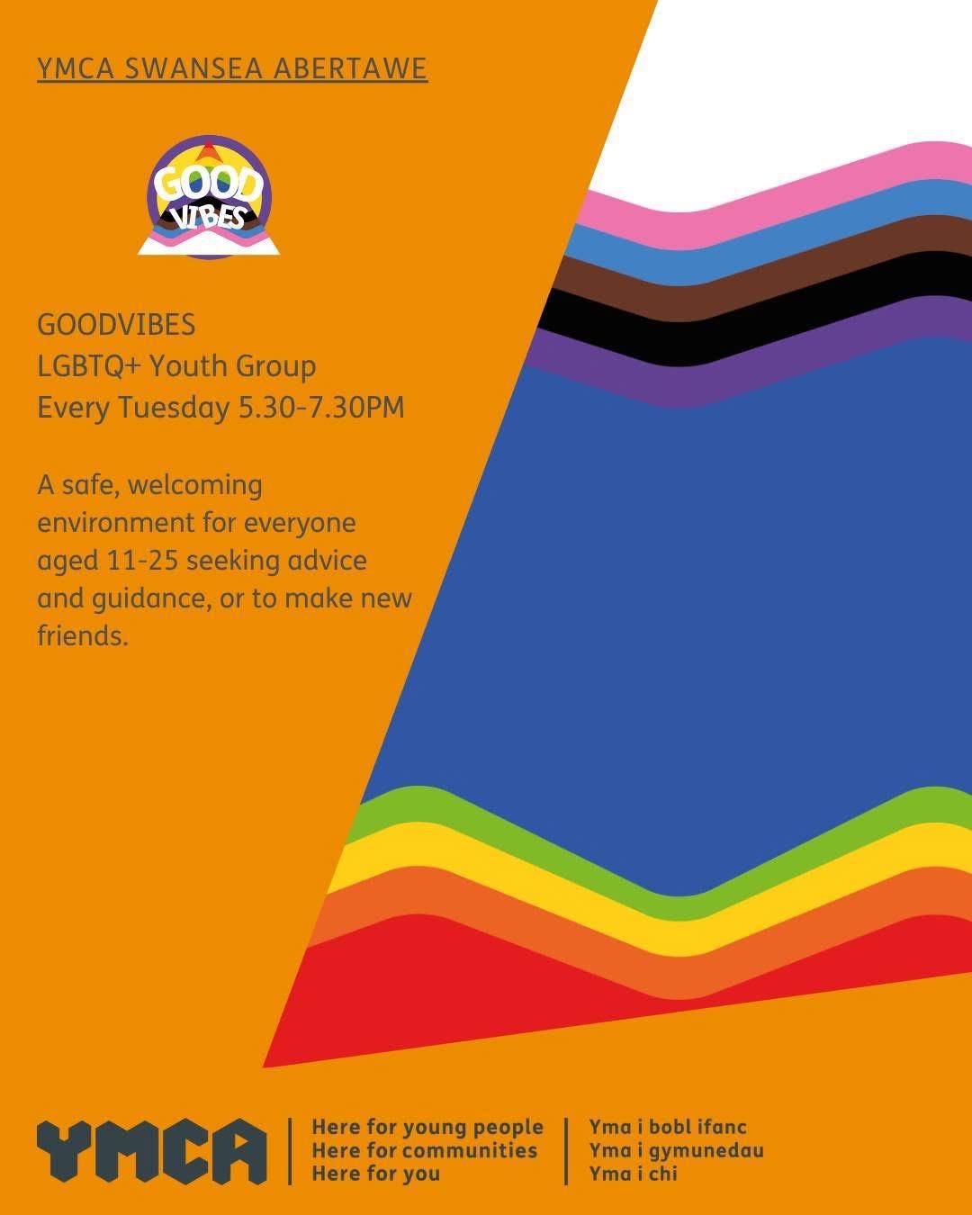 GoodVibes LGBTQ+ Youth Group @ YMCA Swansea