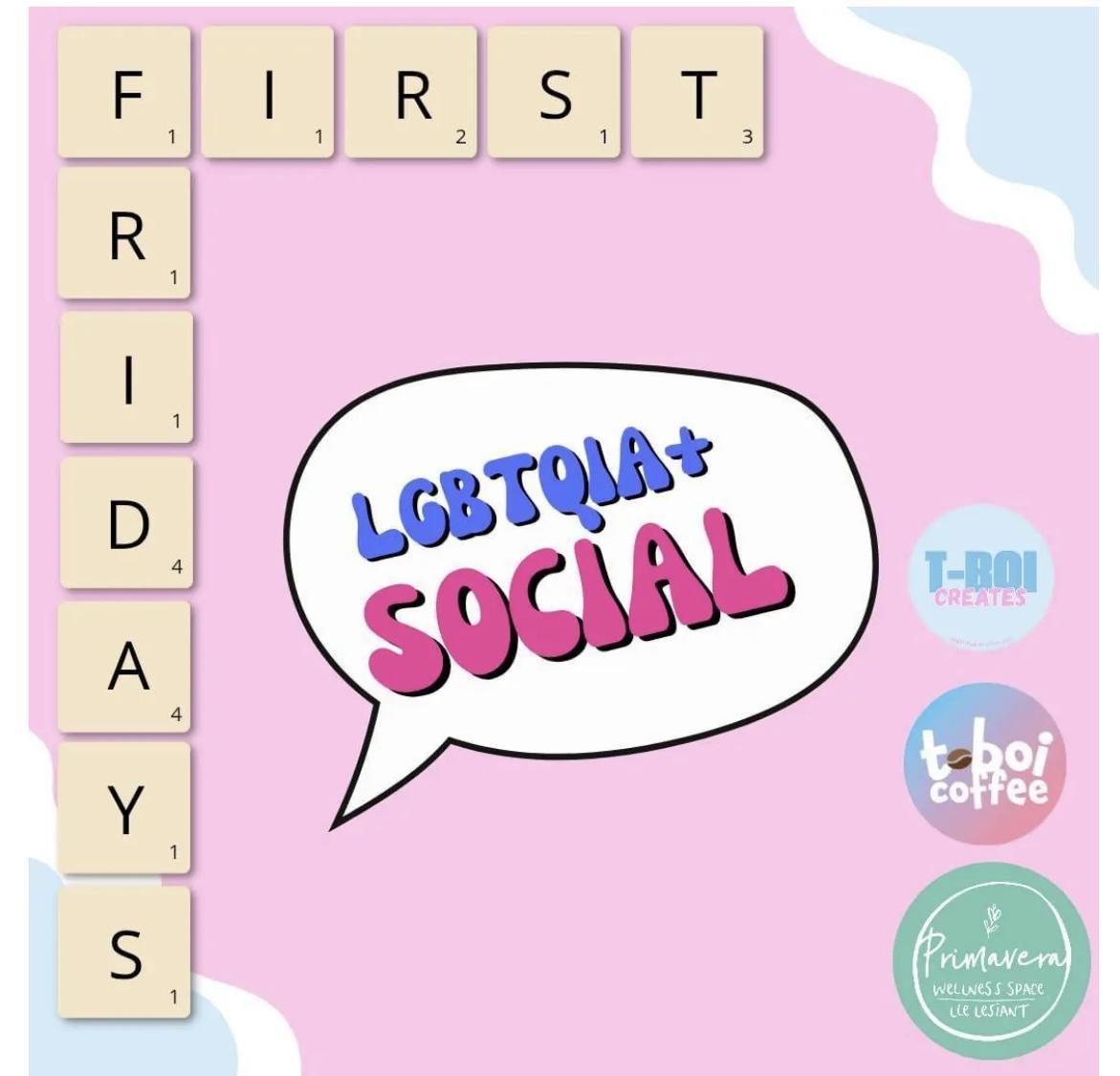 First Friday LGBTQIA+ Social @ Primavera Wellness Space