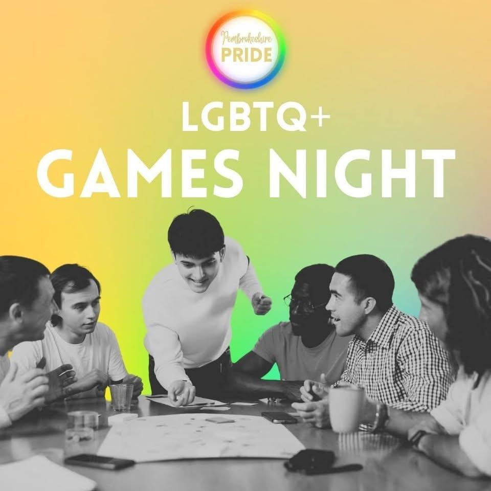 Pembs Pride LGBT+ (Adults) Games Night @ Warrior Room, Pater Hall Pembs Pride LGBT+ (Adults) Games Night @ Warrior Room, Pater Hall