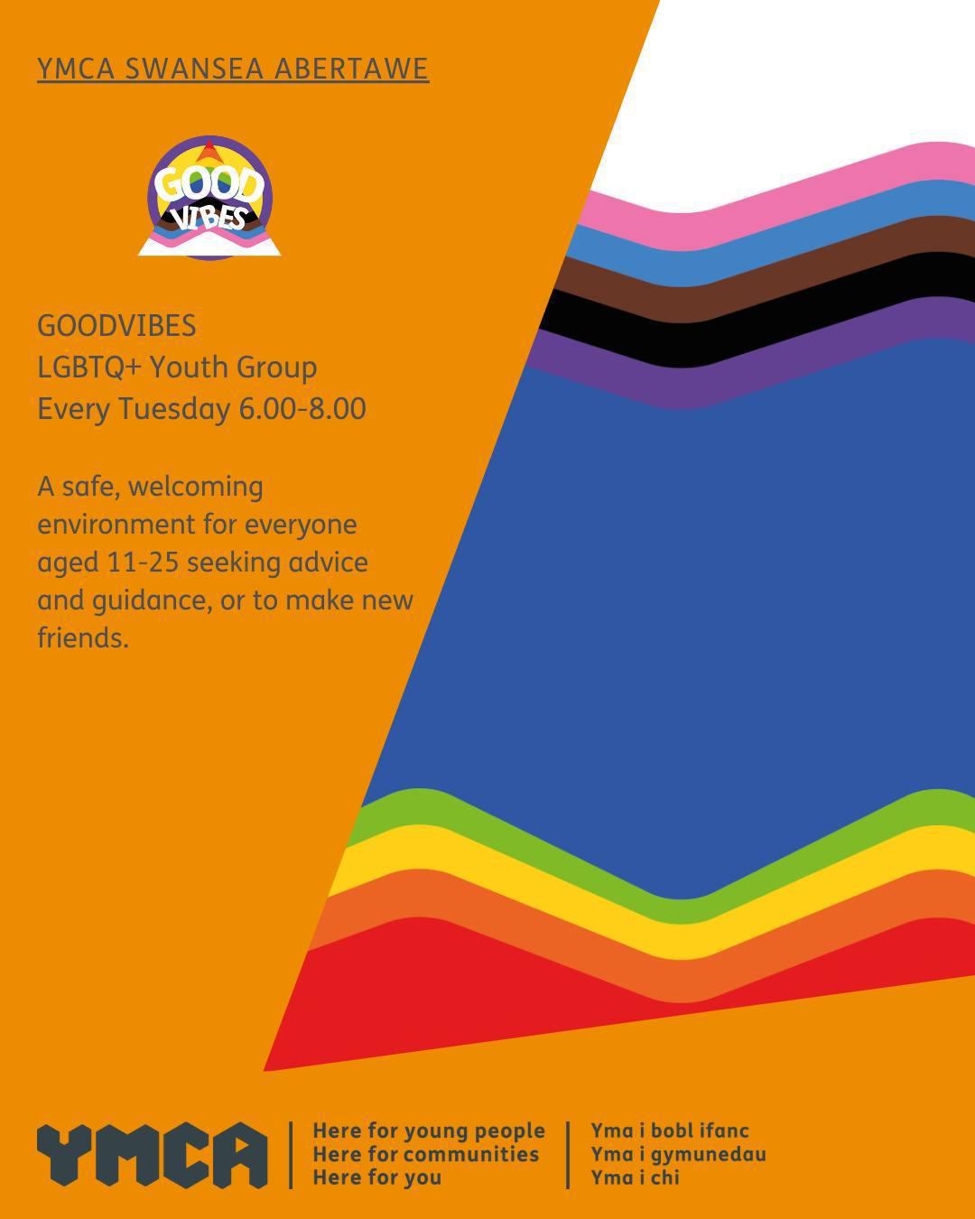 GoodVibes LGBTQ+ Youth Group @ YMCA Swansea