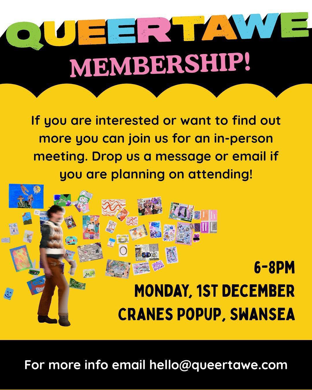 Queertawe Membership Meeting @ Crane's Pop-Up