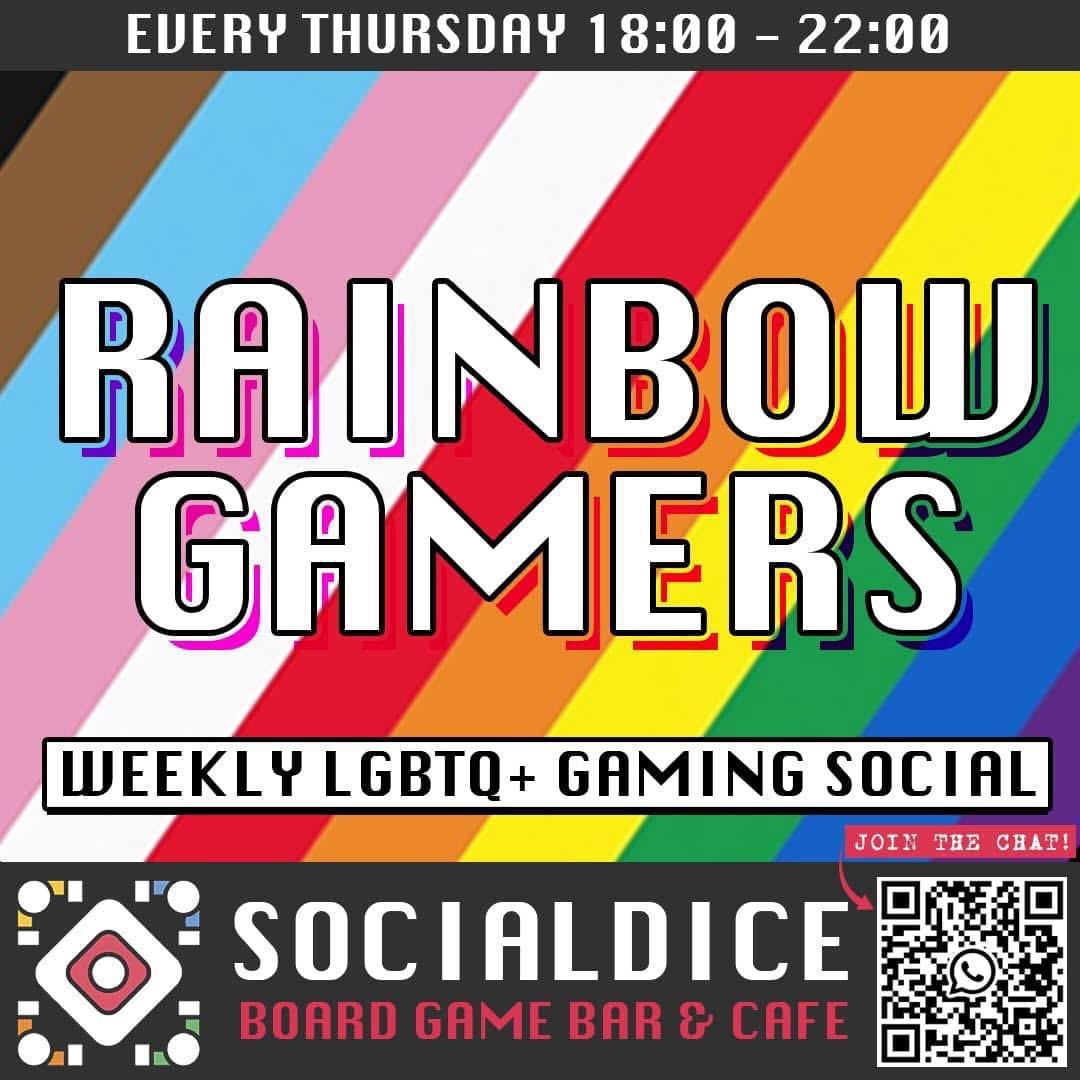 Rainbow Gamers LGBTQ+ Gaming Social @ SocialDice Rainbow Gamers LGBTQ+ Gaming Social @ SocialDice